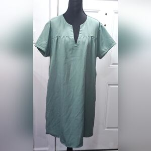 Basic Green Women's Dress